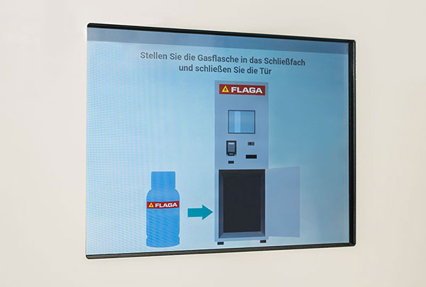 Gasautomat - Leere Gasflasche analysieren